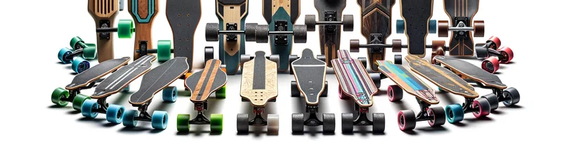 Olika typer av elektriska skateboards